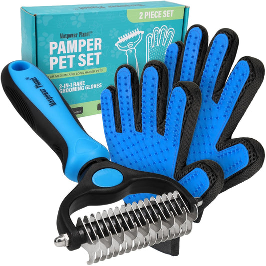 Maxpower Dual-Sided Deshedding Rake