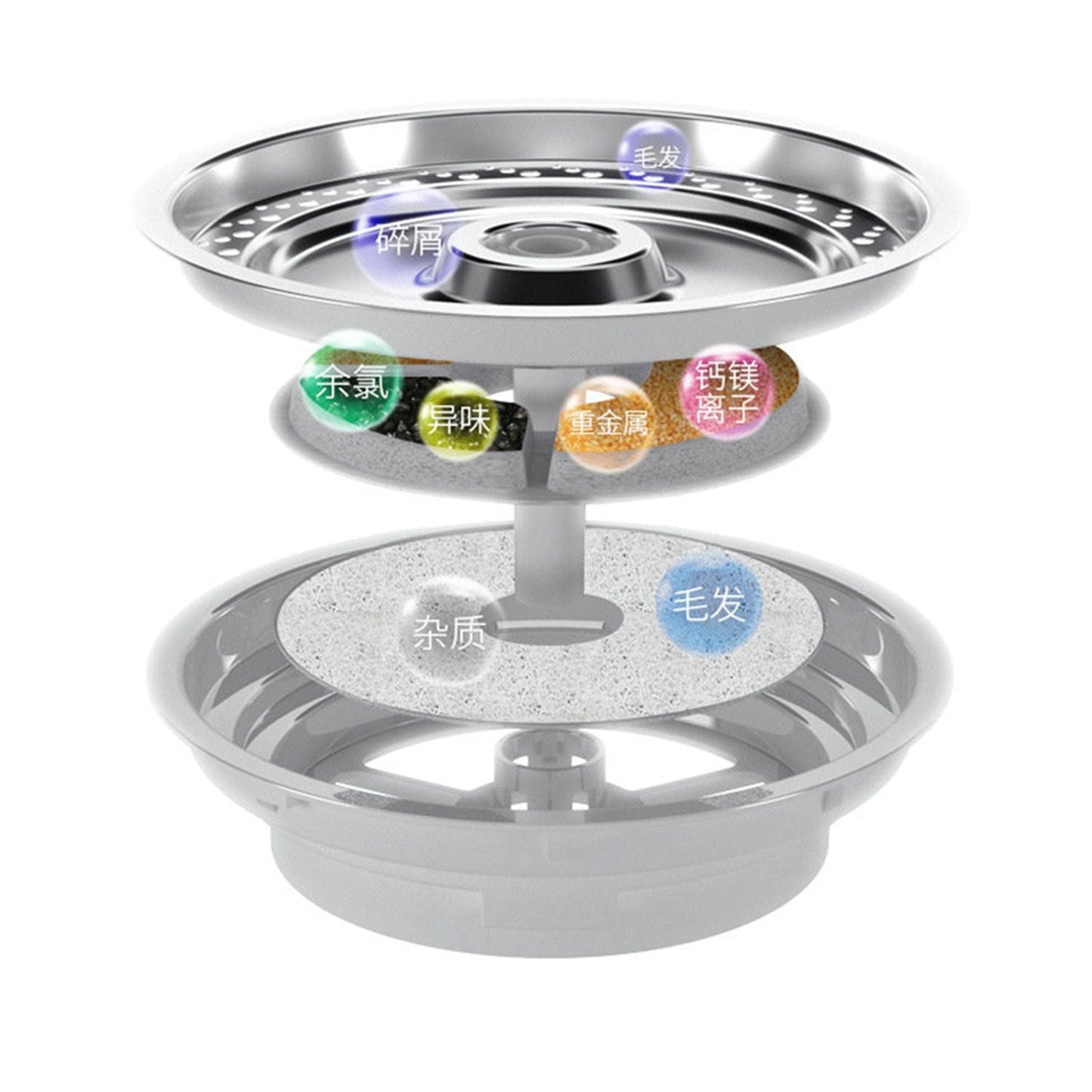 Automatic LED Pet Water Fountain; 2.4L Dispenser for Dogs & Cats - Apollo's Corner