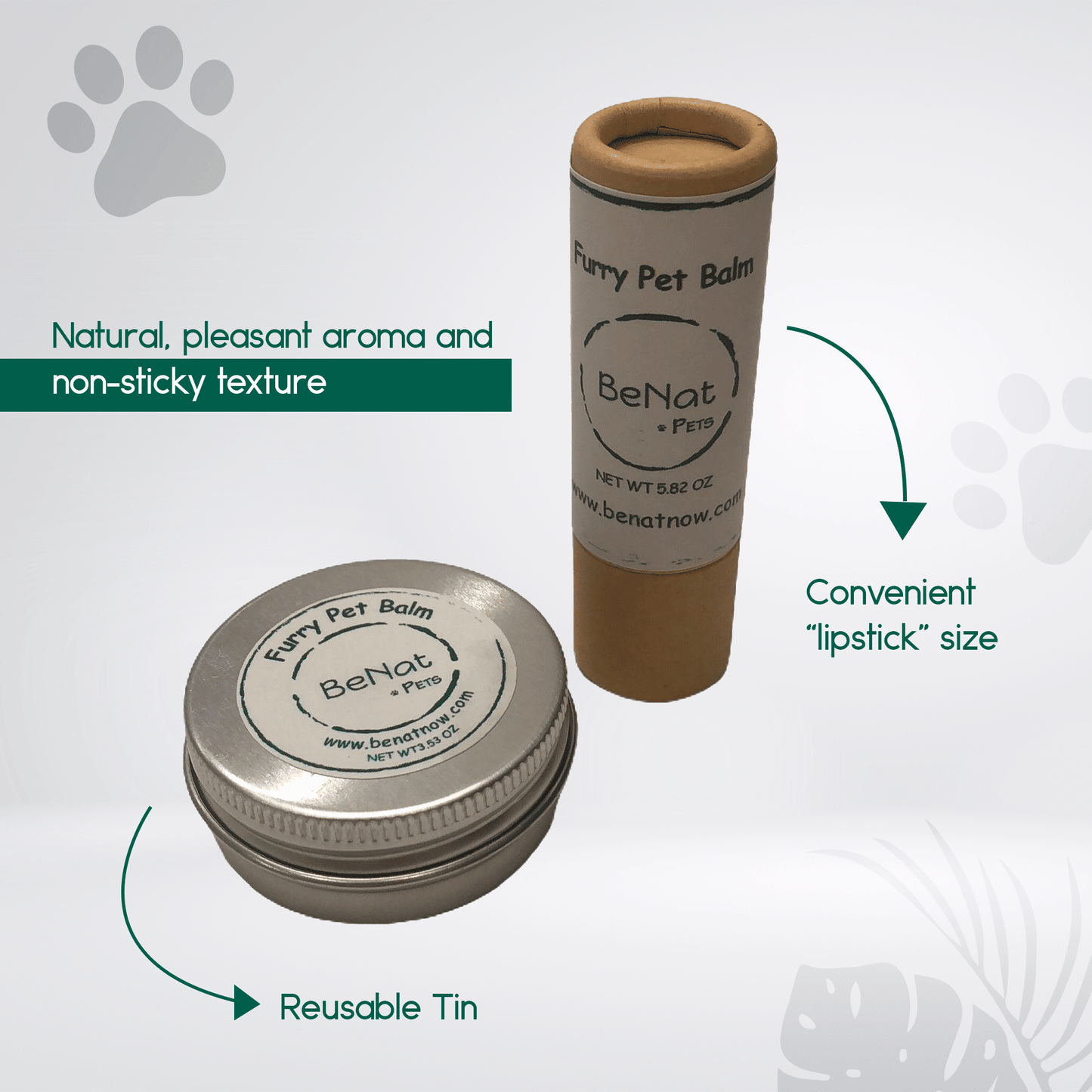 BeNat Pets. 3 - Pack Pet Grooming Bundle. Pet Soap Bar + Pet Balm + Bath Towel - Apollo's Corner
