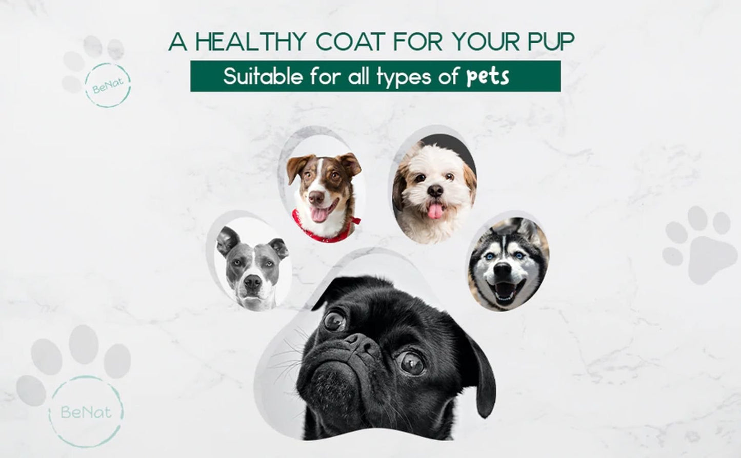 BeNat Pets. 3 - Pack Pet Grooming Bundle. Pet Soap Bar + Pet Balm + Bath Towel - Apollo's Corner