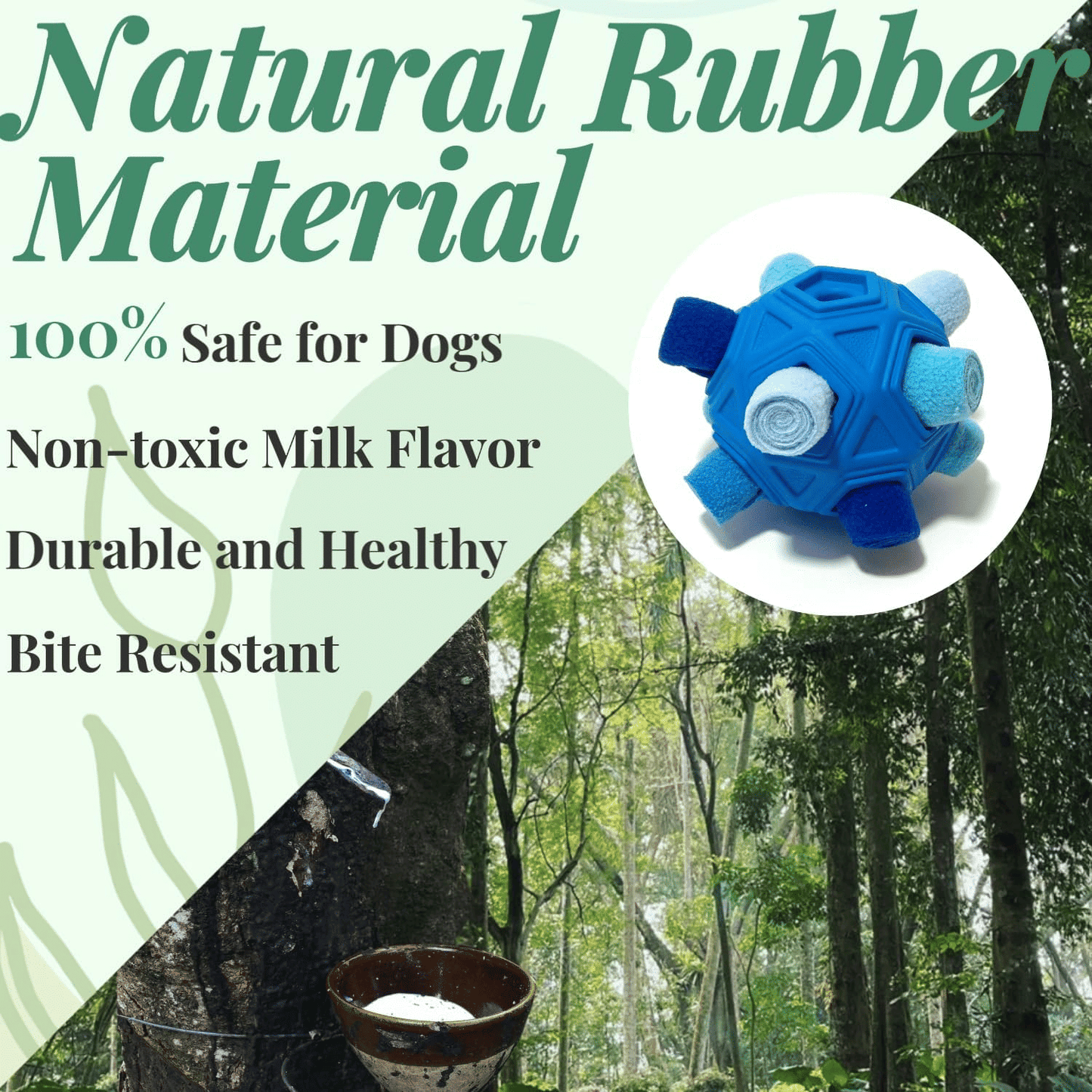 Blue Snuffle Puzzle Ball – Interactive Dog Treat Dispenser & Slow Feeder - Apollo's Corner