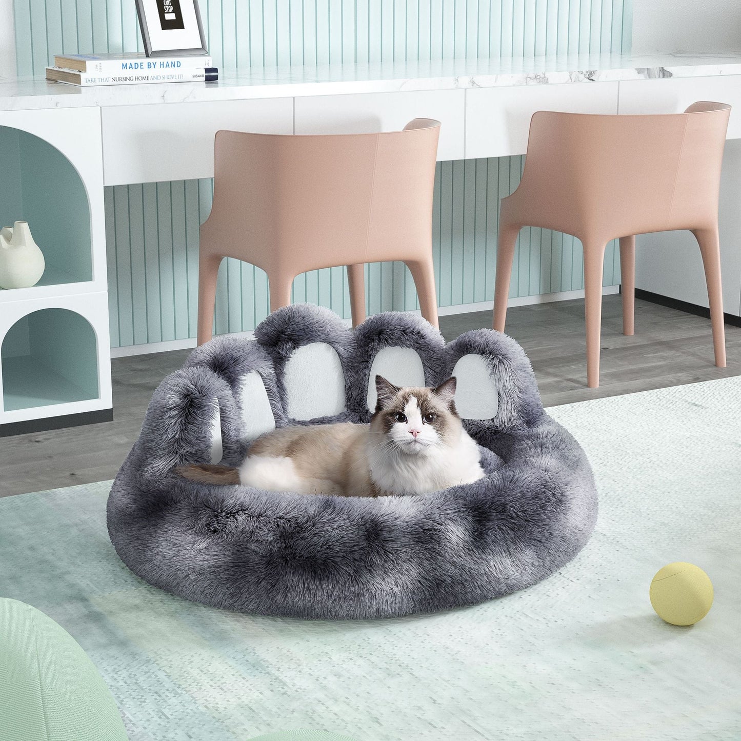 Cute Dog Bed Bear Paw Shape Pet Bed - Dog Beds & Furniture for Small and Medium Dogs, Cat Beds for Indoor Cats - Apollo's Corner