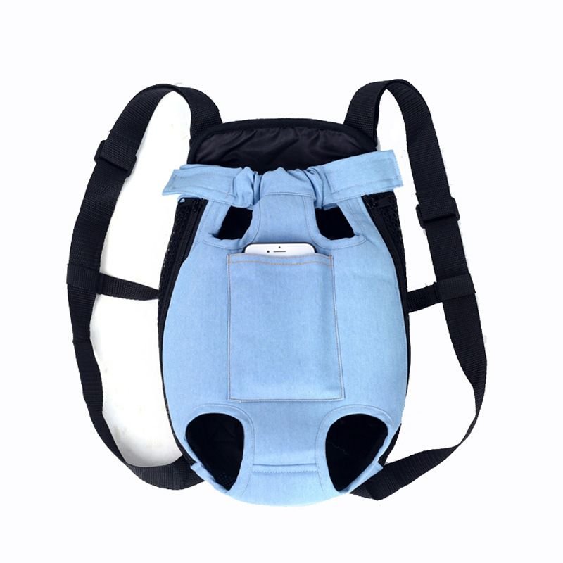 Denim Pet Dog Backpack Outdoor Travel Dog Cat Carrier Bag for Small Dogs Puppy Kedi Carring Bags Pets Products Trasportino Cane - Apollo's Corner