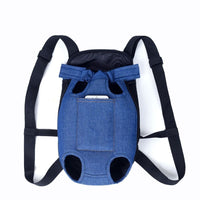 Denim Pet Dog Backpack Outdoor Travel Dog Cat Carrier Bag for Small Dogs Puppy Kedi Carring Bags Pets Products Trasportino Cane - Apollo's Corner