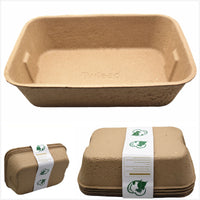 Disposable Cat Litter Box (5 Pack of Trays) Eco Friendly 100% Recycled Paper Cat Tray (Shipment From FBA) - Apollo's Corner