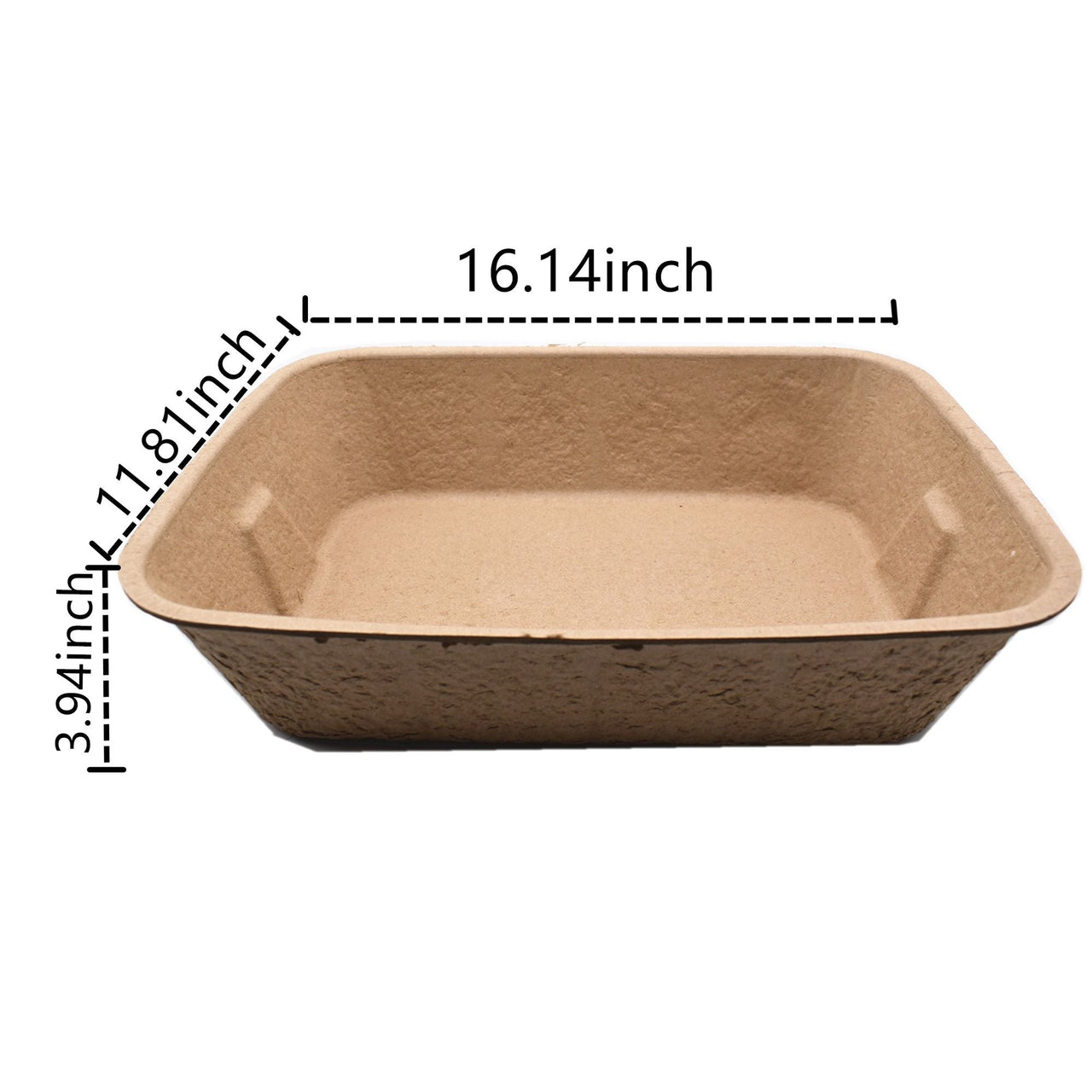 Disposable Cat Litter Box (5 Pack of Trays) Eco Friendly 100% Recycled Paper Cat Tray (Shipment From FBA) - Apollo's Corner