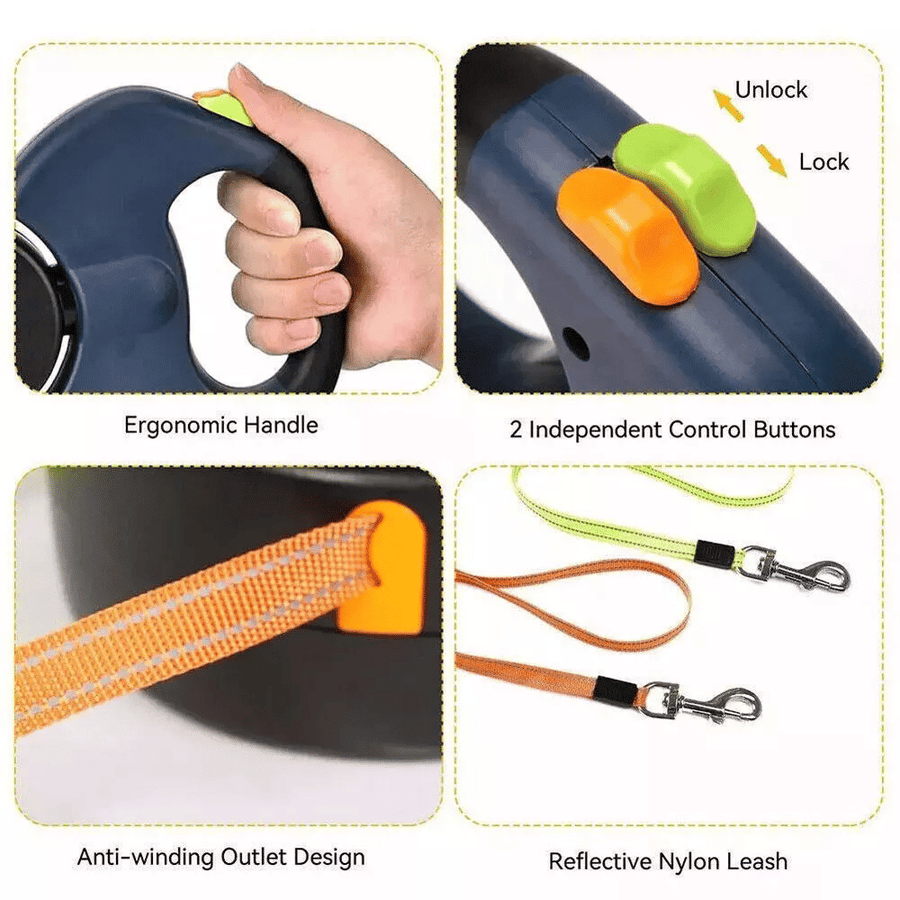 Double Paws Swivel Lead - Apollo's Corner