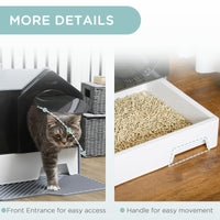 Gray Sanctuary Hooded Litter Pan - Apollo's Corner