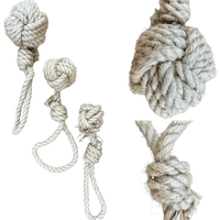 hemp rope dog tug toy - Apollo's Corner