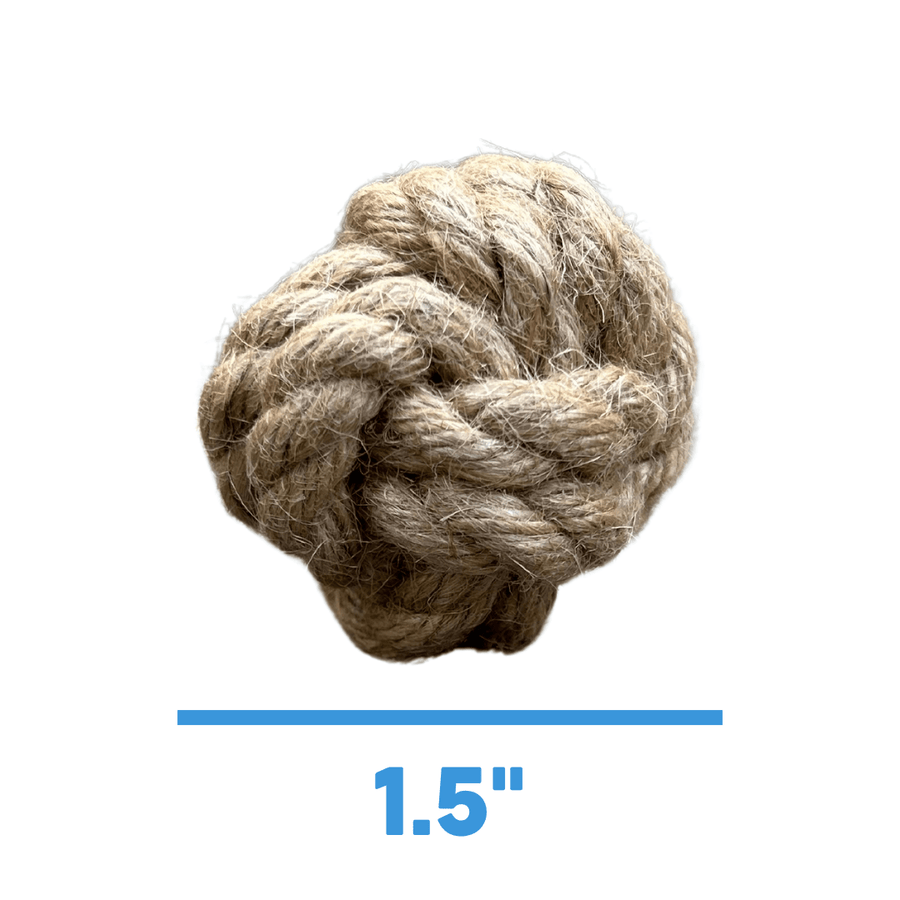 hemp rope dog tug toy - Apollo's Corner