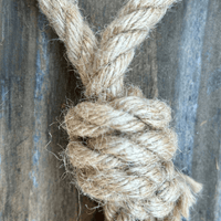 hemp rope dog tug toy - Apollo's Corner