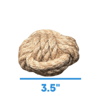 hemp rope dog tug toy - Apollo's Corner