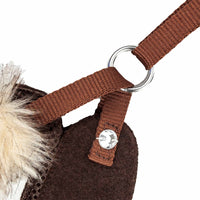Pet Life Luxe 'Furracious' 2 - In - 1 Mesh Reversed Adjustable Dog Harness - Leash W/ Removable Fur Collar - Apollo's Corner