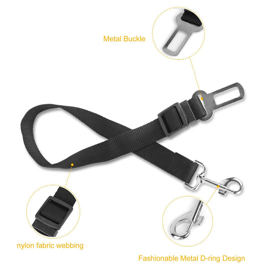 SafeRide Duo Pet Seat Belt Set - Apollo's Corner