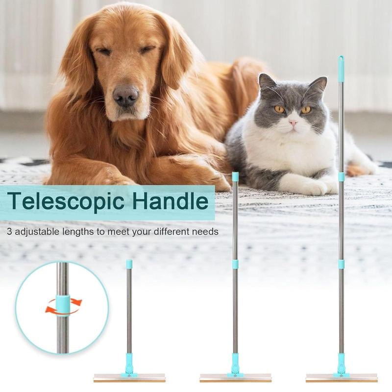 Say goodbye to pet hair with our Adjustable Long Handle Pet Hair Remover! Perfect for your furry friends’ mess on furniture, cars, and beyond! 🐾✨ #PetHairSolution #FurFreeHome - Apollo's Corner