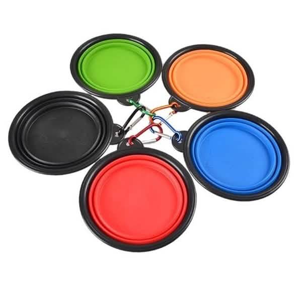TrailBowl Collapsible Travel Bowls (2-Pack) — Food & Water for Walks & Road Trips