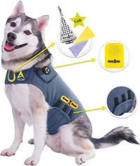 CalmCloak 3-in-1 Dog Anxiety Vest — Music & Aromatherapy (XXS–XXL)