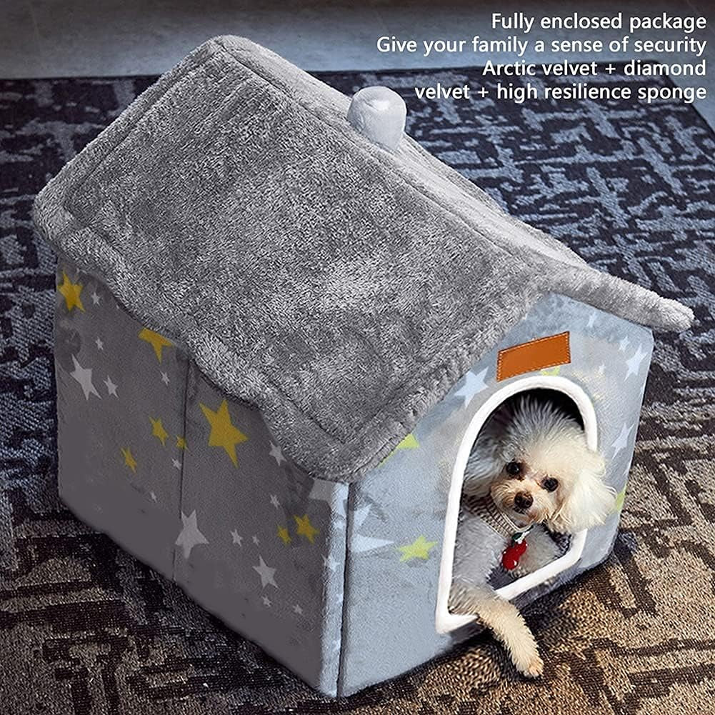 CalmDen Memory Foam Dog Cave Bed — Enclosed Comfort for Anxious & Senior Dogs