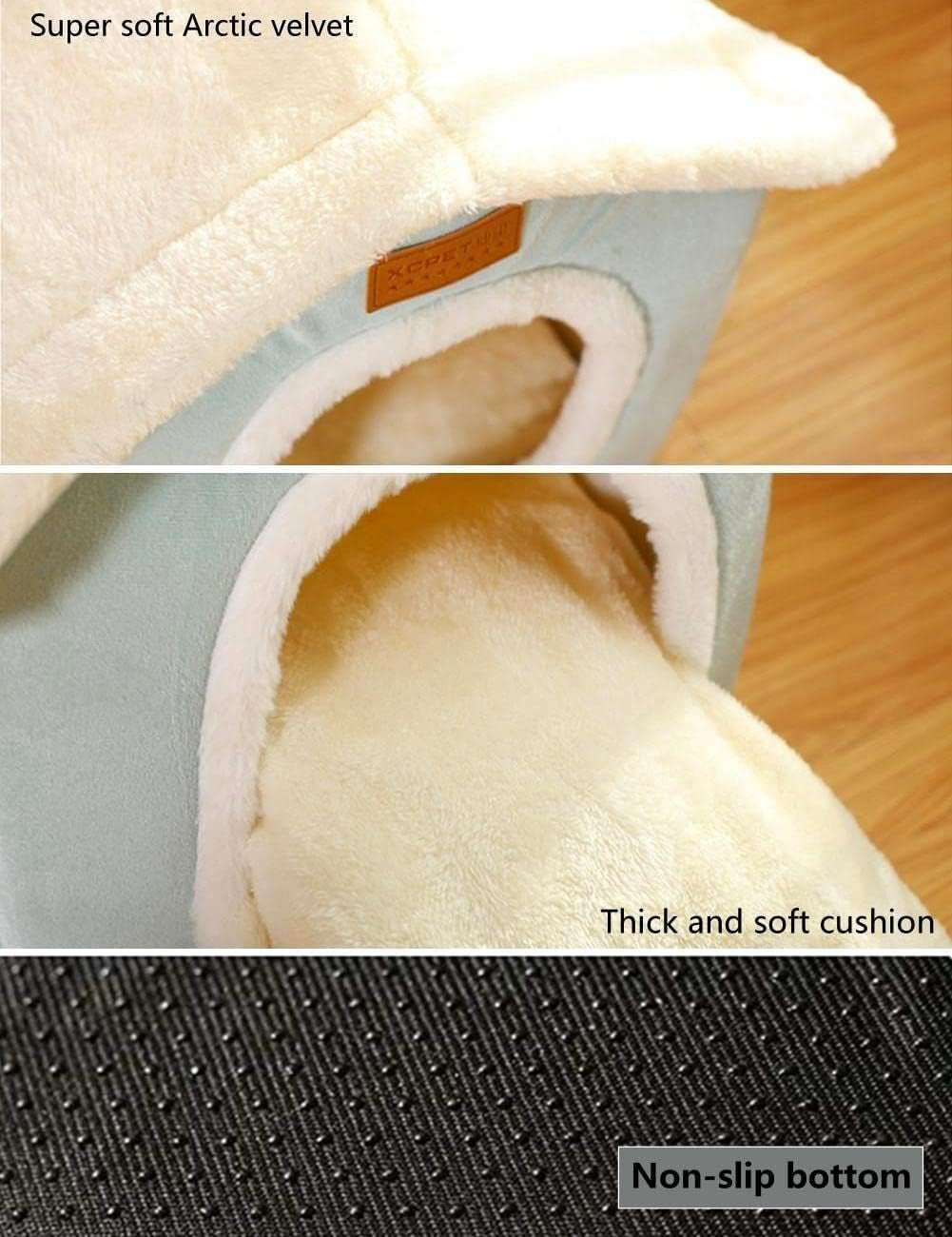 CalmDen Memory Foam Dog Cave Bed — Enclosed Comfort for Anxious & Senior Dogs