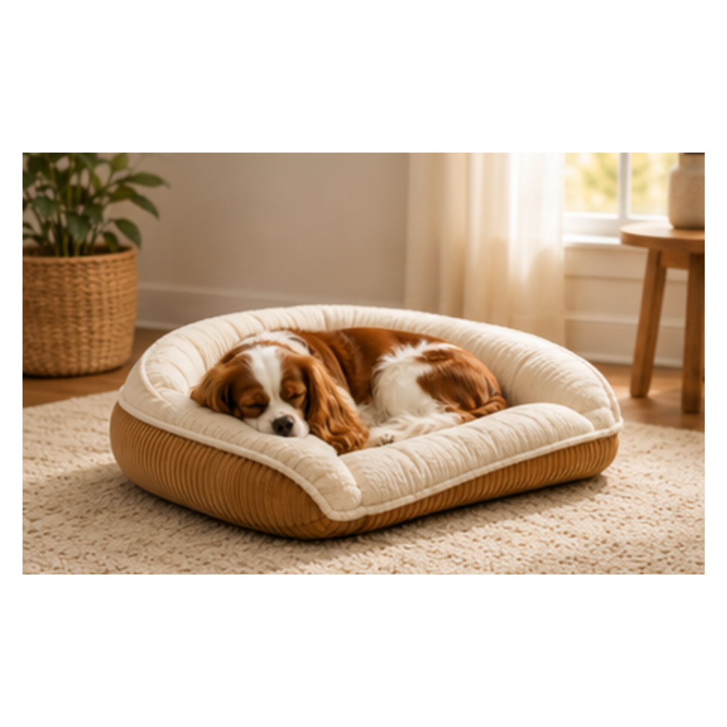 HuggleHounds Scout Bolster Dog Bed
