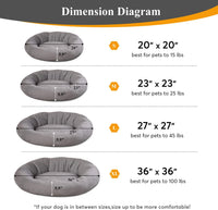 CalmRest Donut Dog Bed by Kasentex