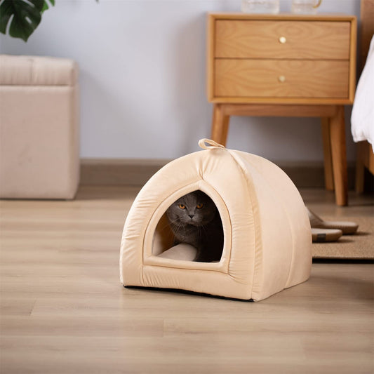 CalmCave Hooded Cat Bed