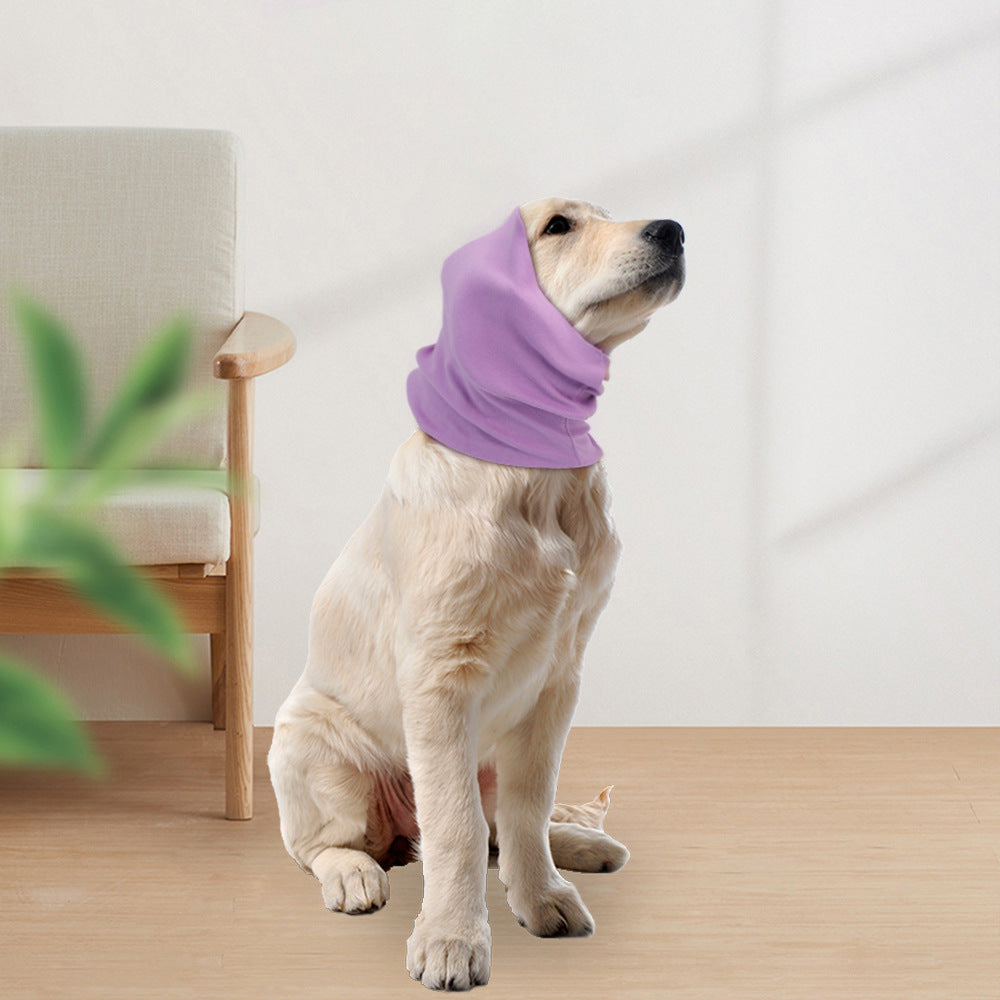 QuietEars Noise-Reducing Dog Hood — Calming Earmuffs for Storms & Fireworks