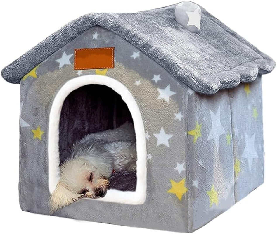 CalmDen Memory Foam Dog Cave Bed — Enclosed Comfort for Anxious & Senior Dogs