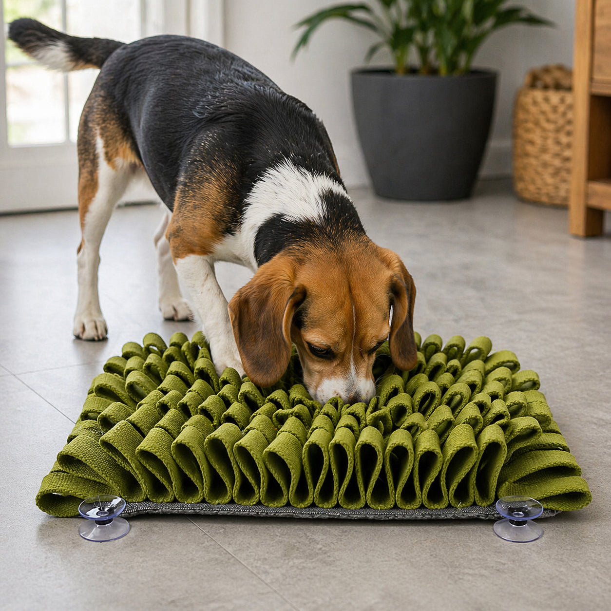 Pet Life Sniffer Grip Snuffle Mat — Anti-Skid Suction Foraging Mat