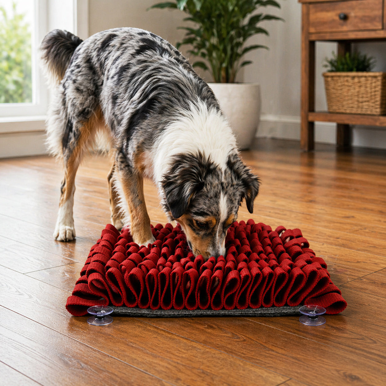 Pet Life Sniffer Grip Snuffle Mat — Anti-Skid Suction Foraging Mat
