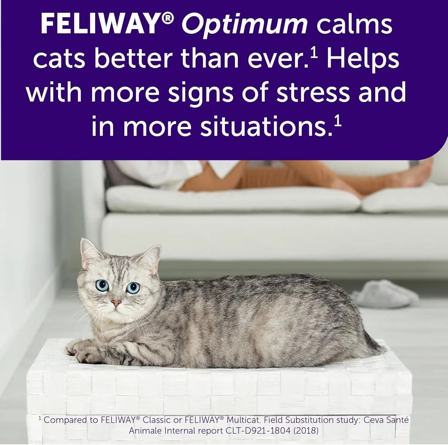 Feliway Optimum Cat Calming Diffuser Starter Kit