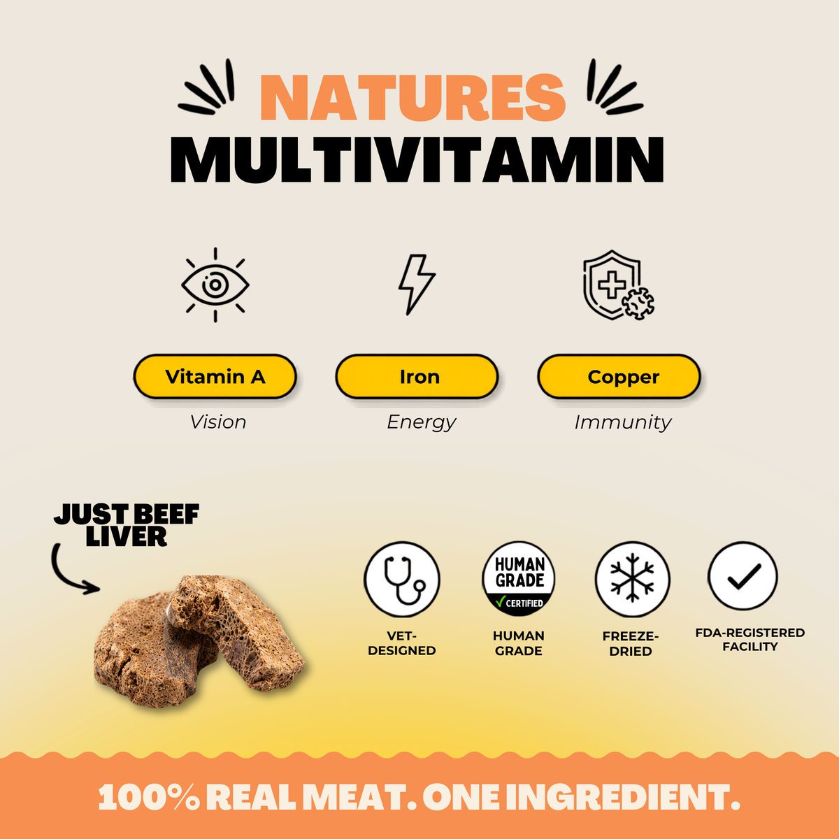 Freeze-Dried Beef Liver Dog Treats: Single-Ingredient, Human-Grade