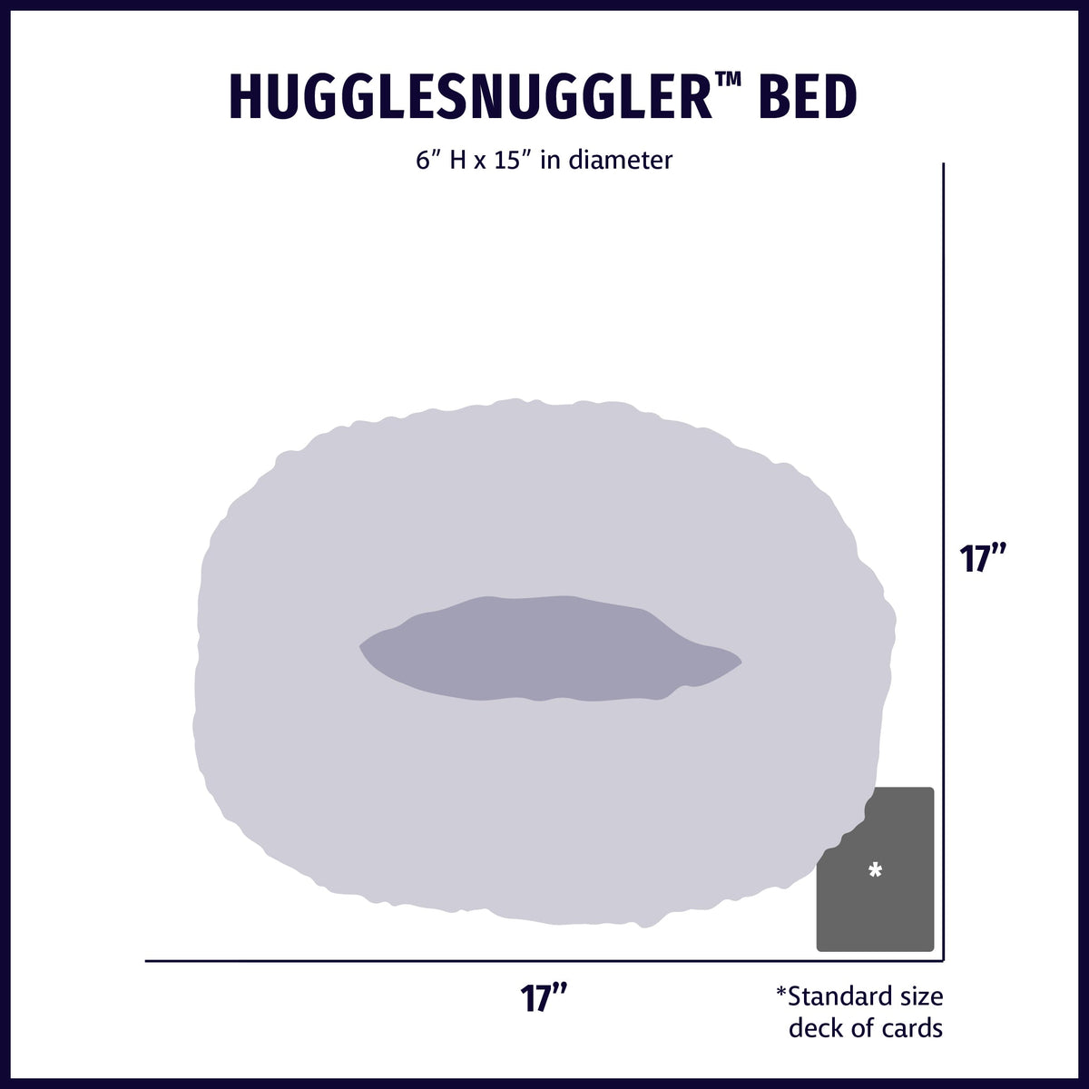 HuggleFleece HuggleSnuggler round fleece cat bed