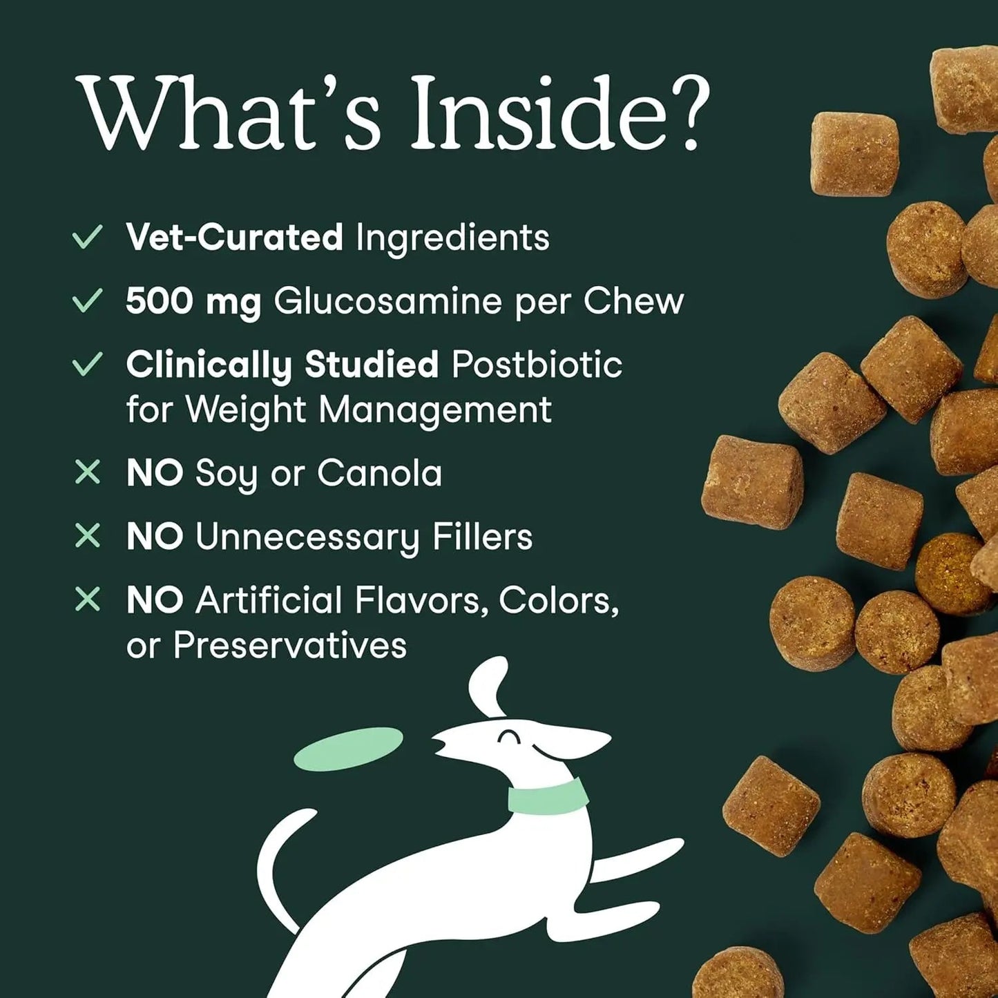 Fera Pets Hip & Joint Soft Chews for Dogs — Glucosamine & MSM