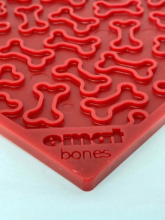 SodaPup Bones eMat Enrichment Lick Mat — for Dogs & Cats