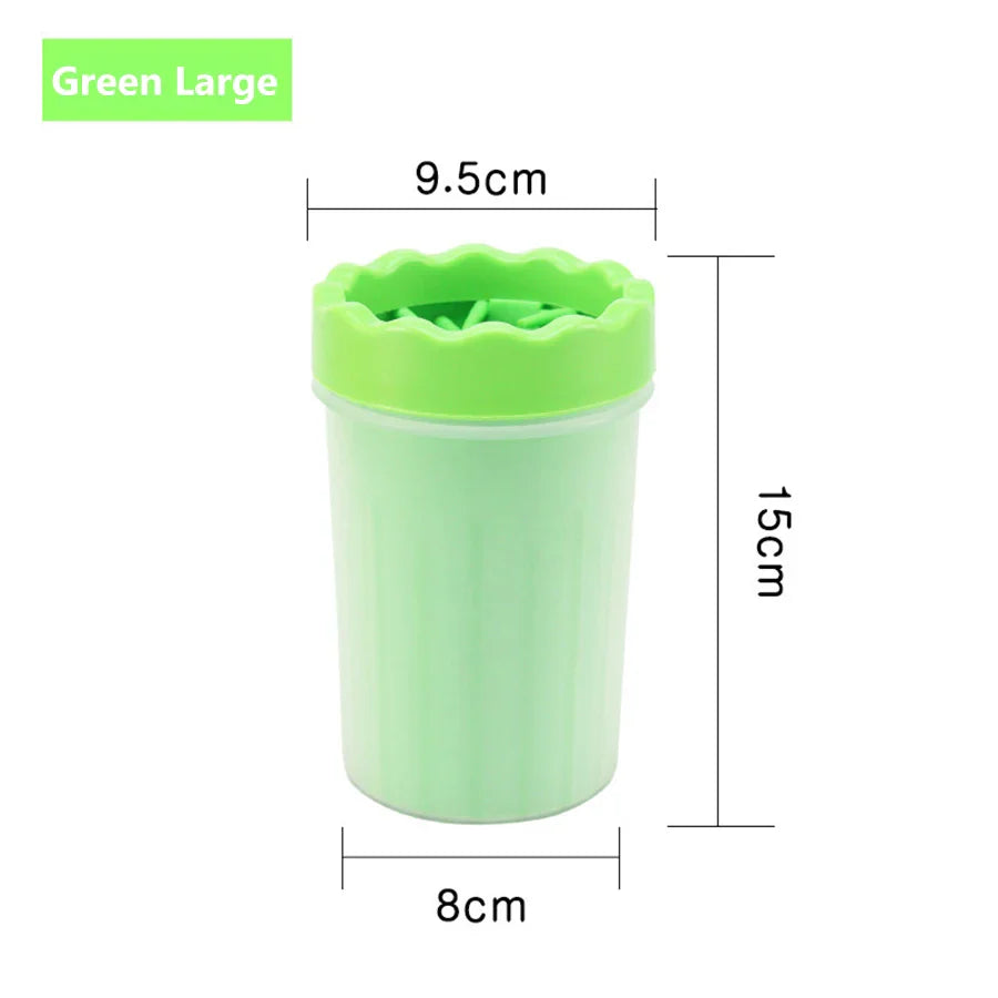 PawRinse Portable Paw Washer — Silicone Cleaning Cup for Muddy Walks