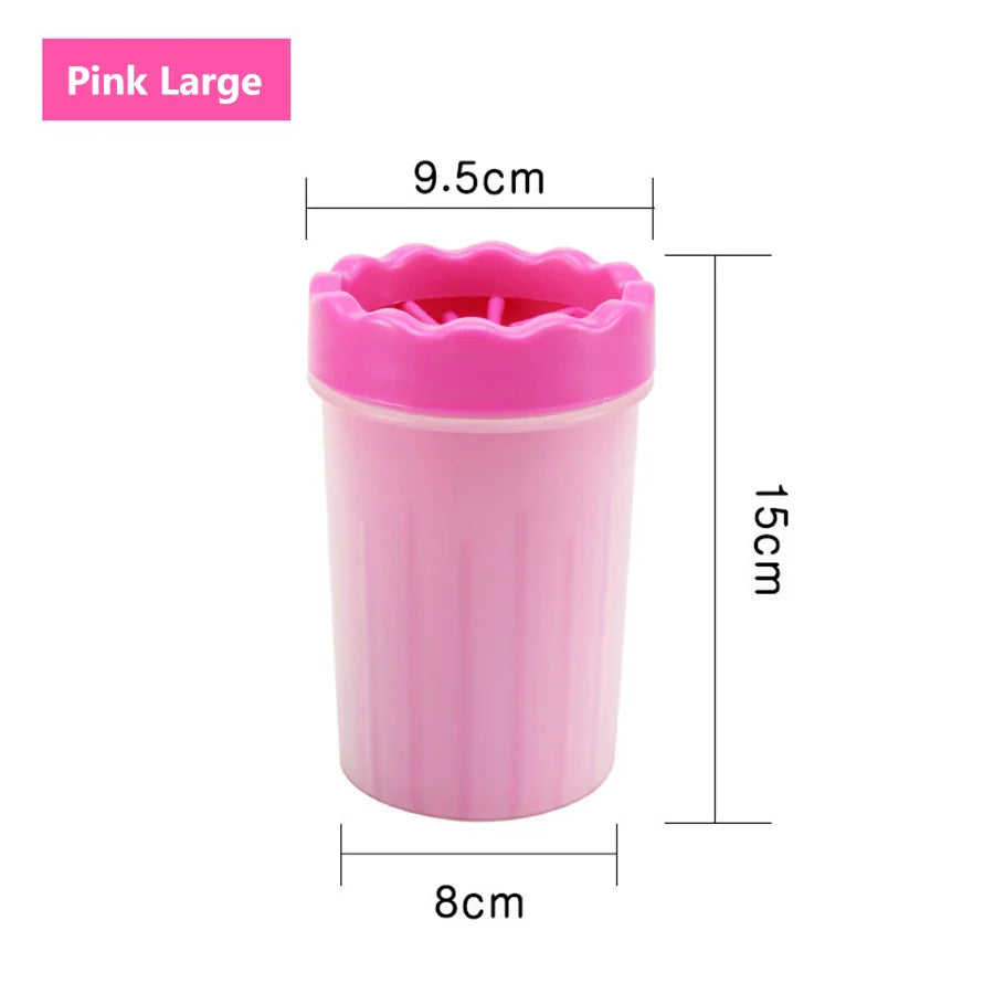 PawRinse Portable Paw Washer — Silicone Cleaning Cup for Muddy Walks
