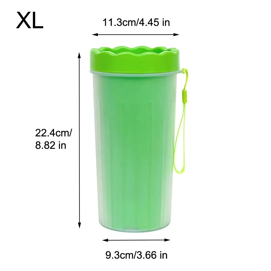 PawRinse Portable Paw Washer — Silicone Cleaning Cup for Muddy Walks