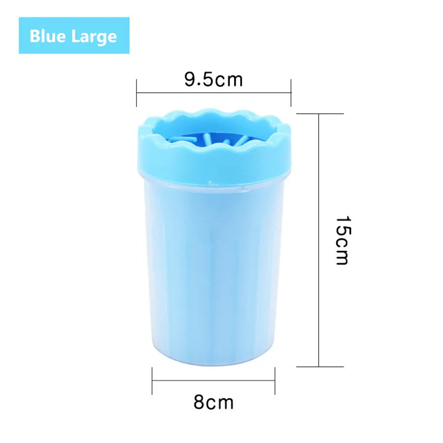 PawRinse Portable Paw Washer — Silicone Cleaning Cup for Muddy Walks