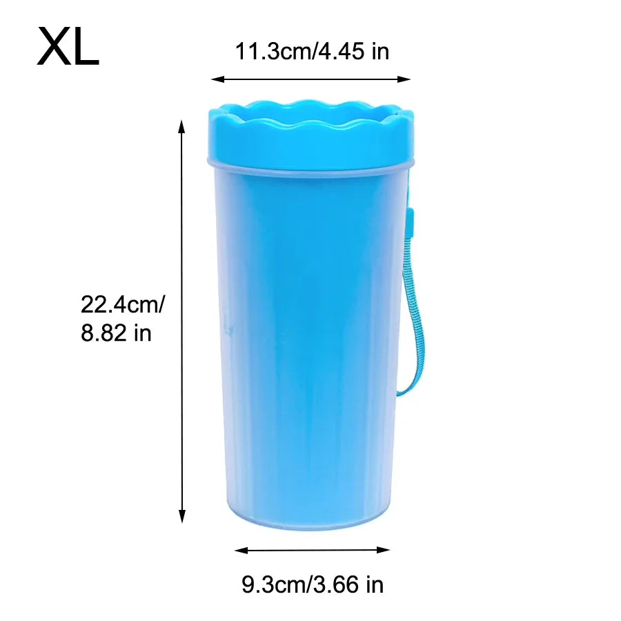 PawRinse Portable Paw Washer — Silicone Cleaning Cup for Muddy Walks