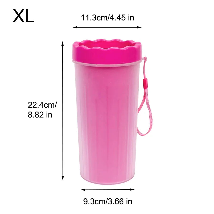 PawRinse Portable Paw Washer — Silicone Cleaning Cup for Muddy Walks