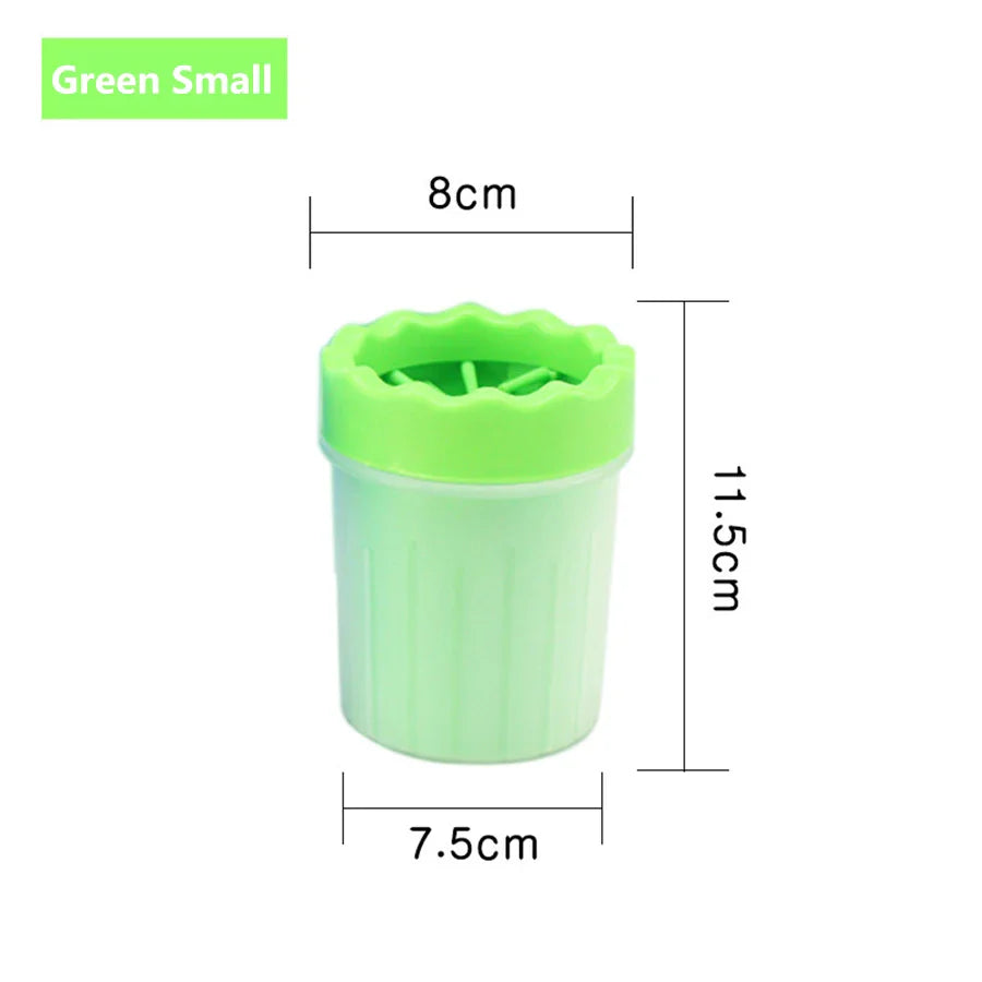 PawRinse Portable Paw Washer — Silicone Cleaning Cup for Muddy Walks