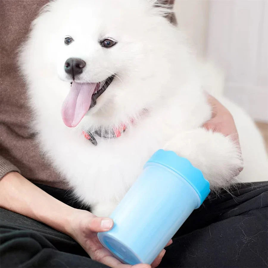 PawRinse Portable Paw Washer — Silicone Cleaning Cup for Muddy Walks