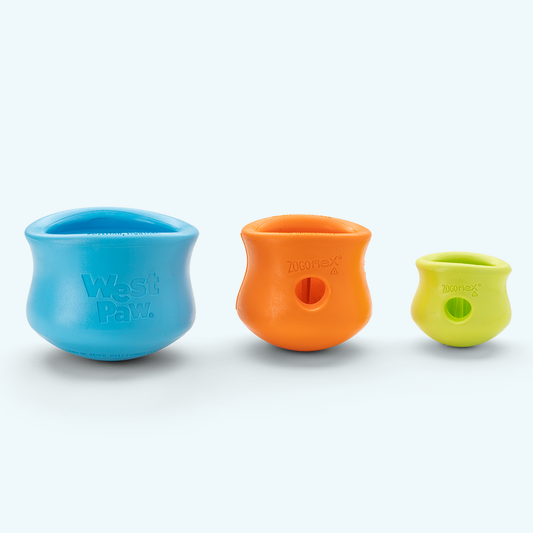 West Paw Toppl Puzzle Feeder — Slow Feeder & Enrichment Treat Toy for Dogs