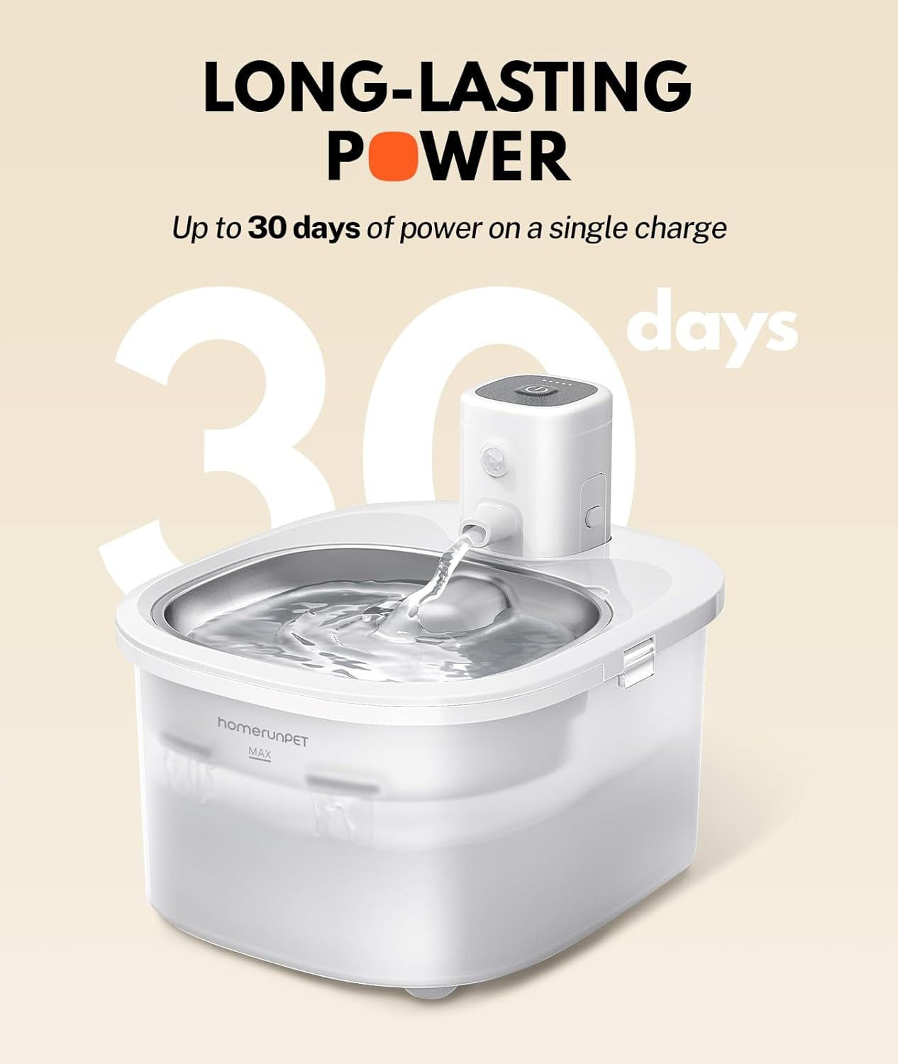 Wireless Cat Water Fountain — Stainless Steel, Quiet & Cordless