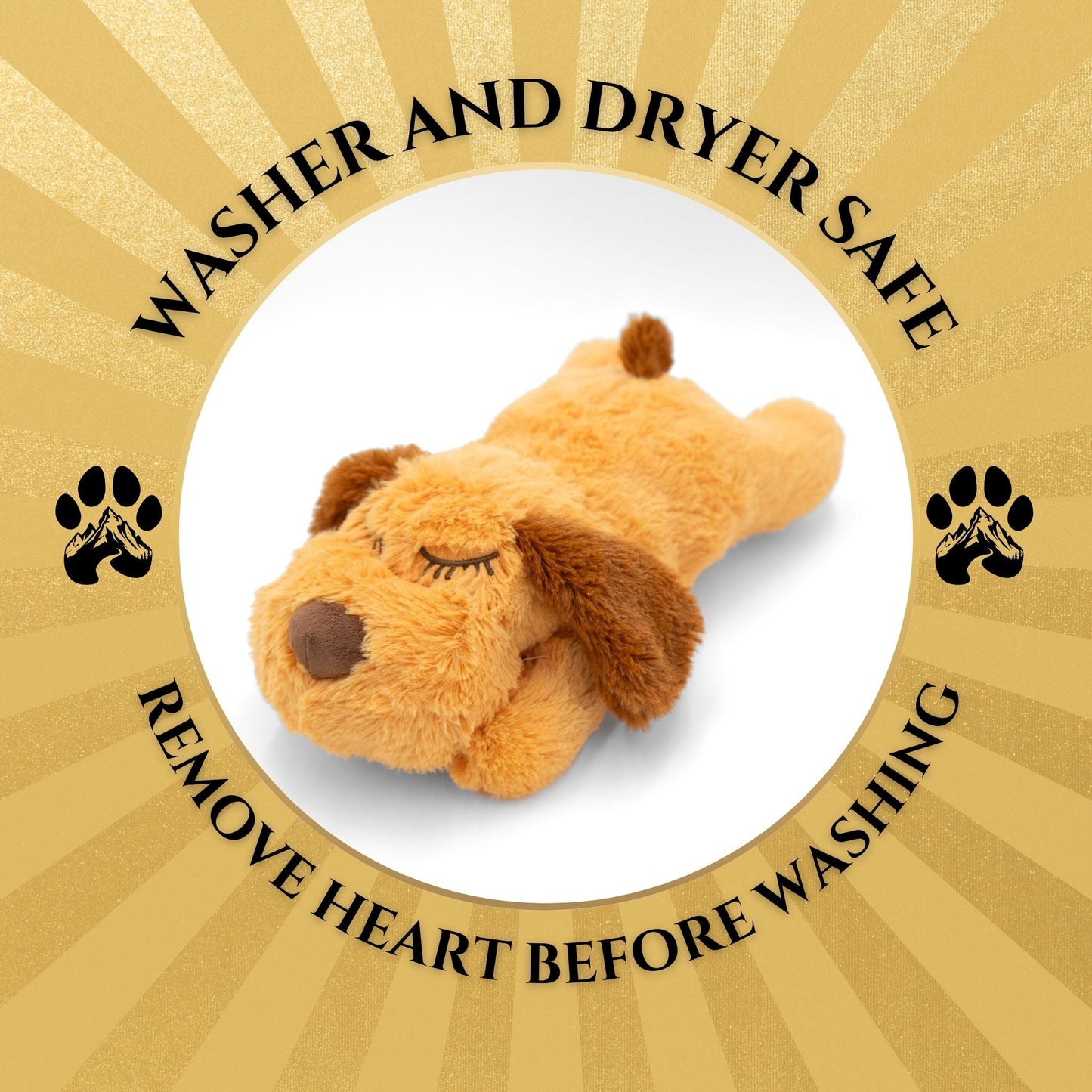 Zen Pup Heartbeat Calming Toy — Puppy Anxiety Relief for Crates, Storms & Sleep