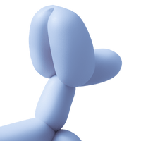 Balloon Dog Toy Blue - Apollo's Corner