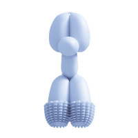 Balloon Dog Toy Blue - Apollo's Corner