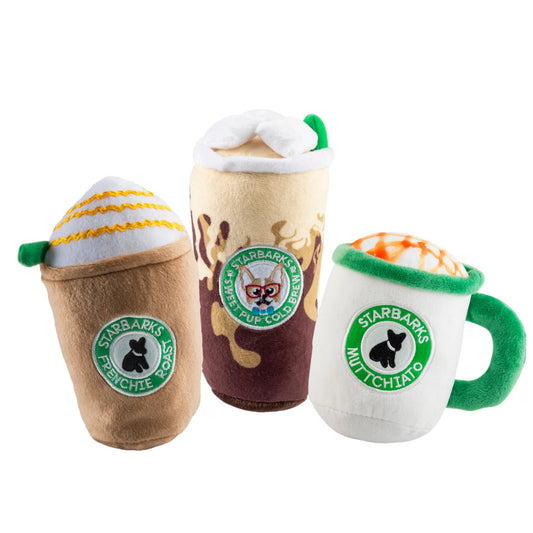 Caffeinated Pup Bundle Squeaker Dog Toy - Apollo's Corner