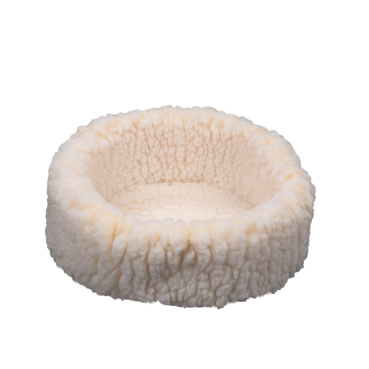 HuggleFleece HuggleSnuggler round fleece cat bed